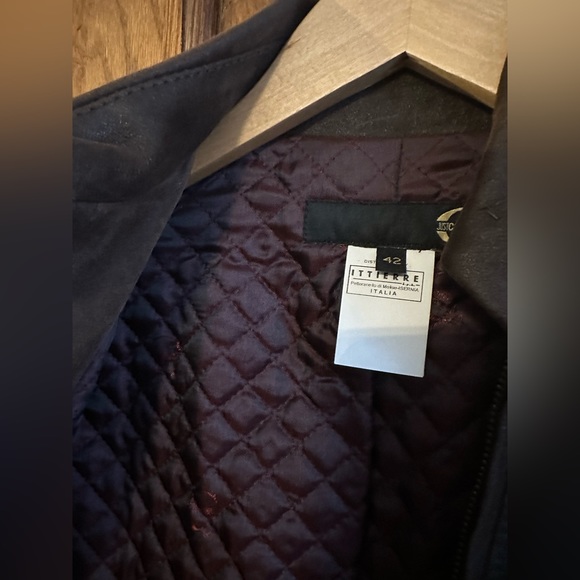 Just Cavalli NWT Brown Zip-up Leather Overcoat/Jacket Pelle - SZ 42 - Picture 7 of 14